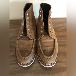 Classic Tan Leather Men's Boots